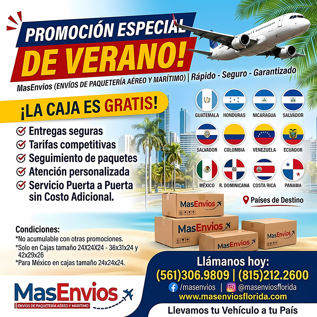 Promoción de verano en Mas Envios